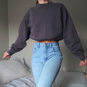 vintage cotton oversized crewneck